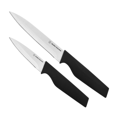 2-Piece Utility Knife Set - High Carbon Stainless Steel Blades with Handles