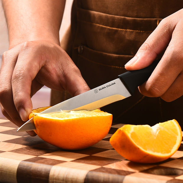 2-Piece Utility Knife Set - High Carbon Stainless Steel Blades with Handles