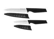 2-Piece Utility Knife Set - High Carbon Stainless Steel Blades with Handles