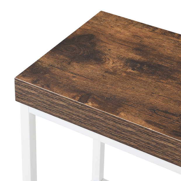 Farmhouse Kitchen Island Set With Drop Leaf and 2 Seatings,Dining Table Set With Storage Cabinet, Drawers and Towel Rack