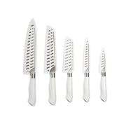 EcoCut 10 Piece Kitchen Knife Set With Blade Guards, Grey