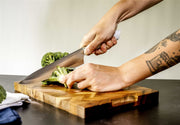 EcoCut 10 Piece Kitchen Knife Set With Blade Guards, Grey
