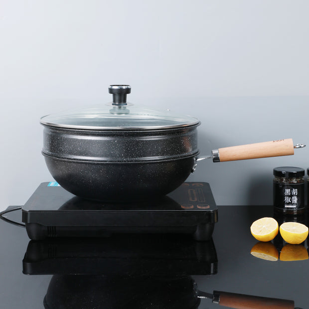 3 Pieces Cookware Pans and Pot, Nonstick Pots and Pans Set, Non Stick Cookware Kitchen Cooking Set