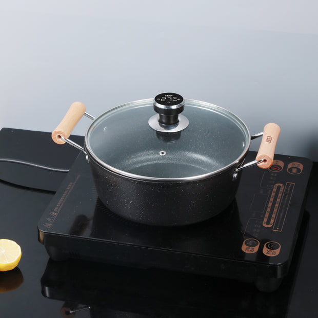3 Pieces Cookware Pans and Pot, Nonstick Pots and Pans Set, Non Stick Cookware Kitchen Cooking Set