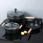 3 Pieces Cookware Pans and Pot, Nonstick Pots and Pans Set, Non Stick Cookware Kitchen Cooking Set