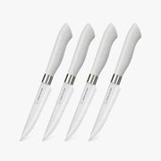 EcoCut 4 Piece Steak Knife Set, Grey