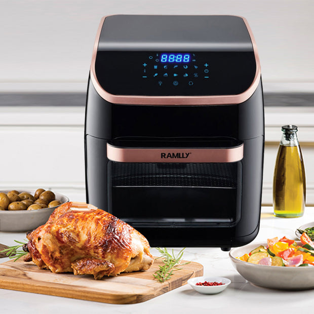 1700W Oil Free Low Fat Roasting Baking Air Fryer Oven Drying Price for Hot Air Oven  Pizza Baking Ovens Electric Deep Air Fryer