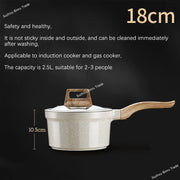 Nordic Style Green Healthy Nano Non-Stick Ceramic Coating Nonstick Cookware Cooking Soup & Stock Pots and Pans Set