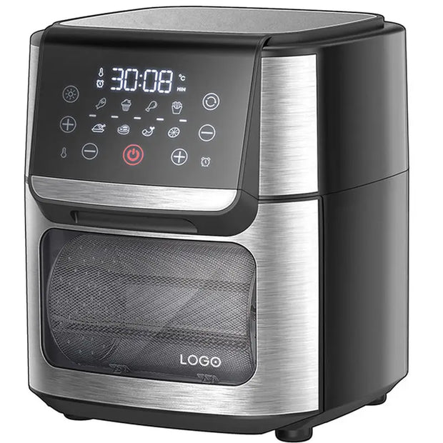 Hot Air Fryer 1700W Digital LCD Touch Control Air Fryer Big Capacity 12L 15L Oil Free Air Fryer Oven