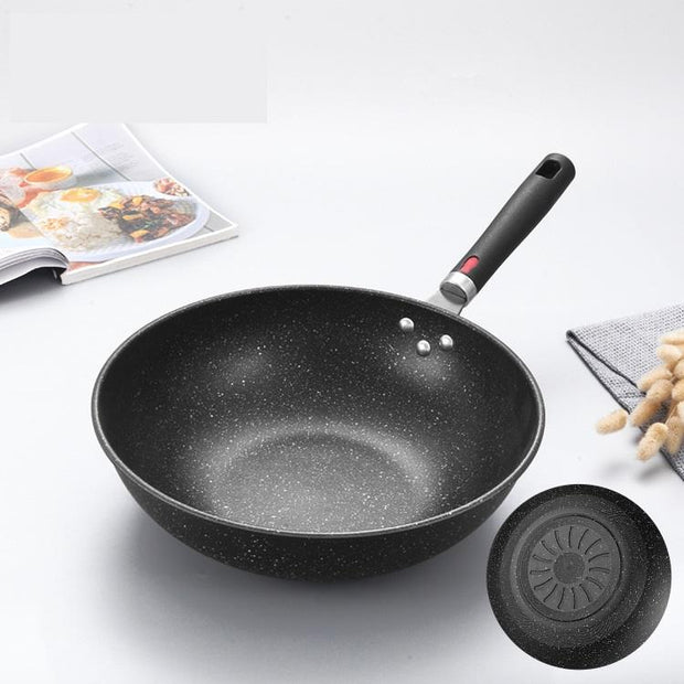 Factory Stock 3 Pieces Cookware Pans and Pot, Nonstick Pots and Pans Set, Nonstick Stone Cookware Kitchen Cooking Set