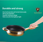 KAISA VILLA KV-1001 Stainless Steel Cookware Sets Frying Pan Cooking Pot Soup & Stock Pots Non Stick Pots and Pans Sets
