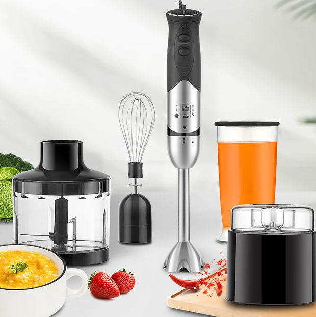 Portable 6 in 1 Electrical Immersion Mixer Machine Hand Blender Stick Hand Blender