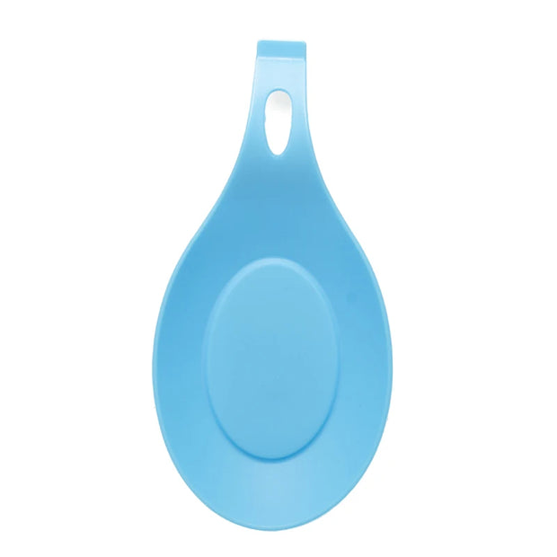 Food Grade  Silicone Spoon  Mat Silicone Heat Resistant Placemat Tray Spoon Pad Drink Glass Coaster Hot Sale Kitchen Tool 5z