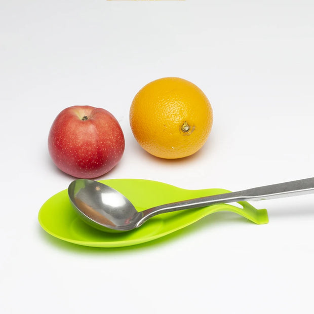 Food Grade  Silicone Spoon  Mat Silicone Heat Resistant Placemat Tray Spoon Pad Drink Glass Coaster Hot Sale Kitchen Tool 5z