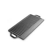 Cast Iron Outdoor Baking Tray Double-Sided Skillet Frying Pan Iron Plate Cast Iron Pan BBQ Griddles Cookware
