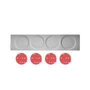 Magnetic Spice Jars With Wall Mounted Rack Stainless Steel Spice Containers