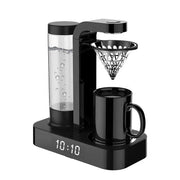 Portable Commercial Stainless Steel Electric Automatic Drip Espresso Coffee Machine Manual Battery Powered Express Coffee Maker