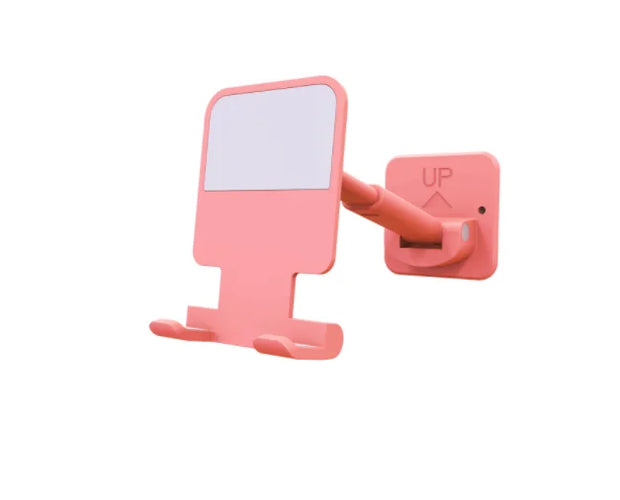 Kitchen Wall Foldable Adjustable Mobile Stand Phone Tablet Holder for Bathroom Mirror