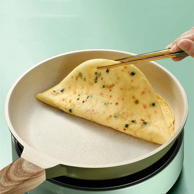 Nordic Style Green Healthy Nano Non-Stick Ceramic Coating Nonstick Cookware Cooking Soup & Stock Pots and Pans Set