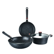 Wok Skillet Stock Pot Sauce Pan Deep Frying Casserole Pan Cookware Pots and Pans Set