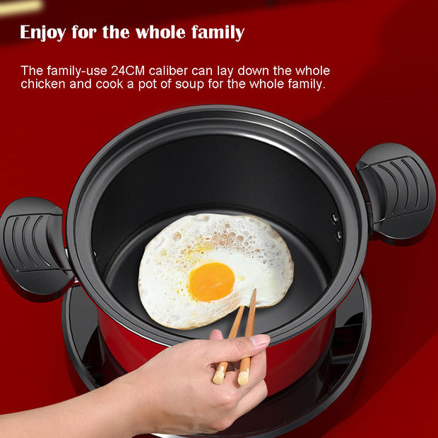 Micro Piezoelectric Die Casting Kitchen Cookware Set Iron Granite Pan for Stewing Frying and Soup Pots Durable Metal Material