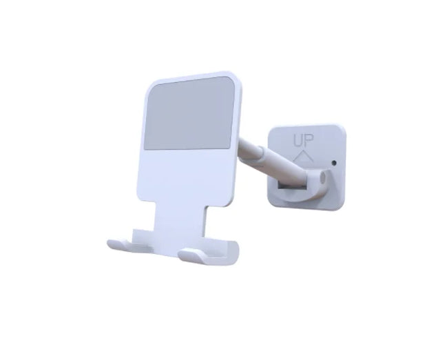 Kitchen Wall Foldable Adjustable Mobile Stand Phone Tablet Holder for Bathroom Mirror