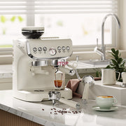 Manual 15 Bar Semi Automatic Expresso Coffee Machine Cappuccino Espresso Coffee Maker With Grinder