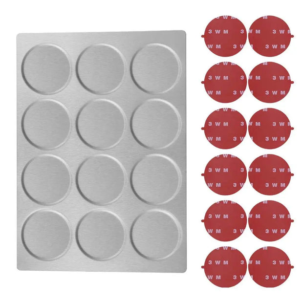 Magnetic Spice Jars With Wall Mounted Rack Stainless Steel Spice Containers