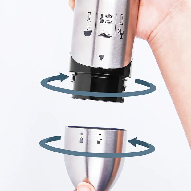 Portable 6 in 1 Electrical Immersion Mixer Machine Hand Blender Stick Hand Blender