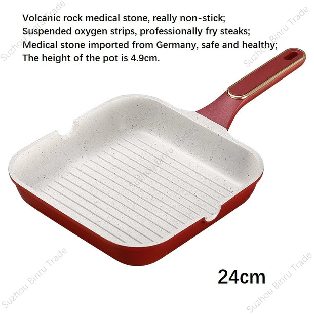 Nordic Style Green Healthy Nano Non-Stick Ceramic Coating Nonstick Cookware Cooking Soup & Stock Pots and Pans Set
