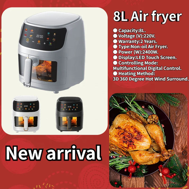 Sliver Crest Digital Air Fryer 8L