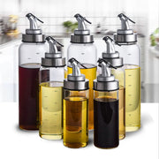 Kitchen Olive Oil Dispenser Cooking Oil Sprayer Glass Vinegar Cruet 6oz 10oz 17oz Olive Bottle Vinegar Dispenser Oil Container