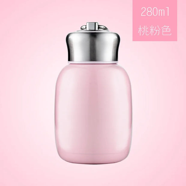 HOT SALE!! 200ml/280ml Mini Cute Coffee Vacuum Flasks Thermos Stainless Steel Travel Drink Water Bottle Thermoses Cups and Mugs