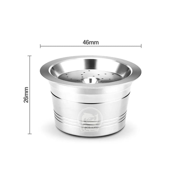 For Caffitaly Tchibo Cafissimo ALDI Expressi Refillable K-Fee Coffee Capsule Pod Filters Stainless Steel Tamper Spoon