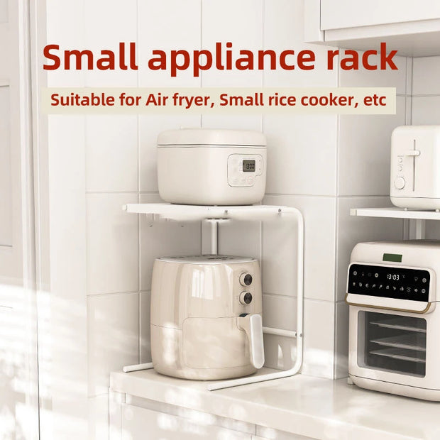 Coffee Maker Machine Rack Small Household Appliances Storage Holder Air Fryer Organizer Kitchen Storage
