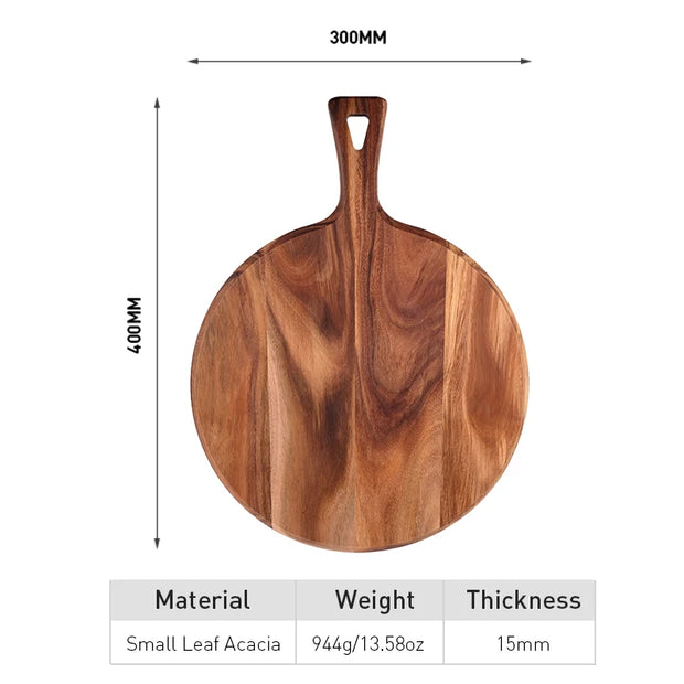 Acacia Wooden Cutting Chopping Board Block Tabla De Picar Cocina Cortar With Handle Kitchen