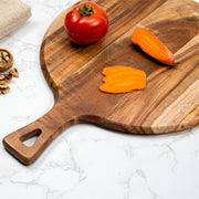 Acacia Wooden Cutting Chopping Board Block Tabla De Picar Cocina Cortar With Handle Kitchen