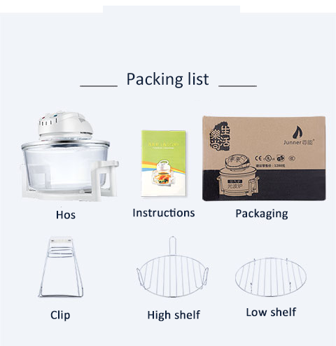 Multifunction Air Fryer 12L Hot Air Furnace Home Kitchen Appliance 220V Barbecue No Smoke Electric Fryer Oven Lightwave Oven