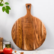 Acacia Wooden Cutting Chopping Board Block Tabla De Picar Cocina Cortar With Handle Kitchen
