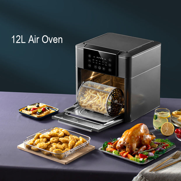 Large Capacity 12L Digital Air Fryer Oven for Family & Party Cooking