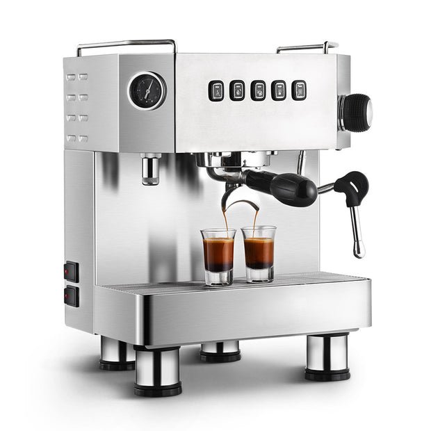 Classic Italian Semi Auto Cafetera Milk Filter Making Expresso Spresso Manual Filter Maker Espresso Coffee Machine Electric 15