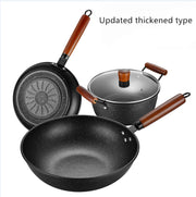 Wok Skillet Stock Pot Sauce Pan Deep Frying Casserole Pan Cookware Pots and Pans Set