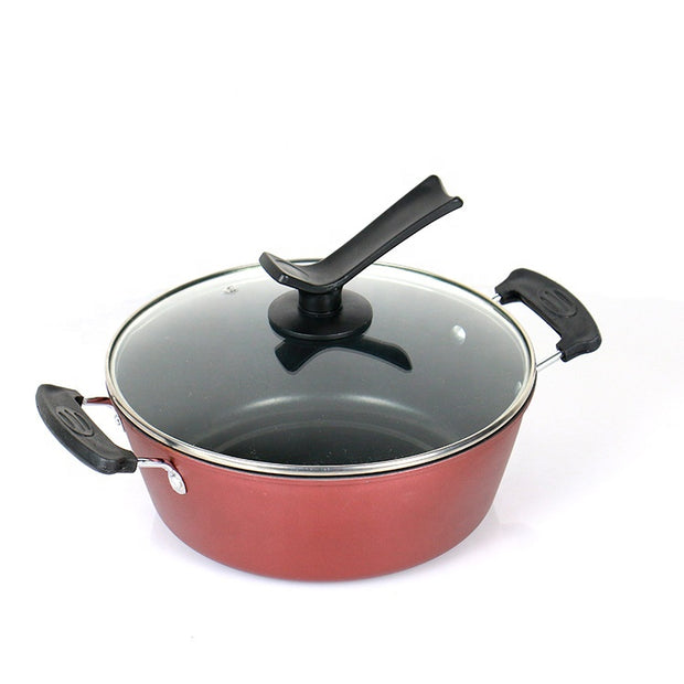 5pcs Cookware Deep Frying Pan Skillet Non Stick Saucepan Nonstick Pots and Pans Set