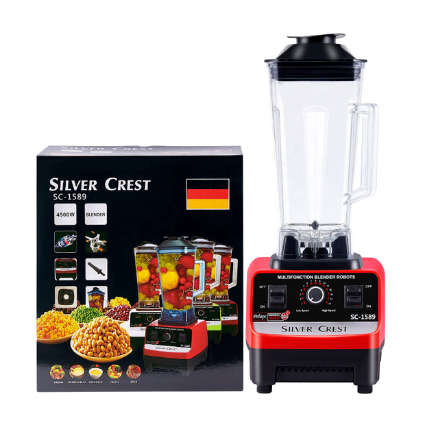 Heavy Duty Commercial Blender Blender Fruit Juicer High Speed Power Double Safety Food Blender Hand Grinder Meat Mincer