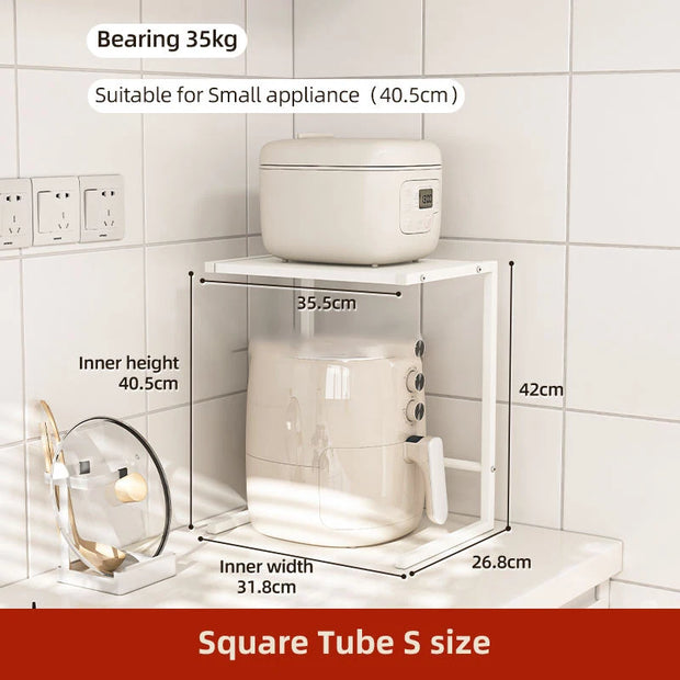 Coffee Maker Machine Rack Small Household Appliances Storage Holder Air Fryer Organizer Kitchen Storage