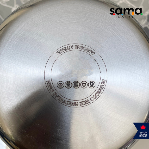 Stainless Steel Triply Sauce Pan With Lid | Premium Cookware