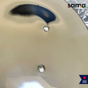Stainless Steel Triply Deep Kadhai With Lid | Premium Cookware