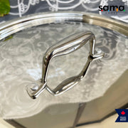 Stainless Steel Triply Deep Kadhai With Lid | Premium Cookware