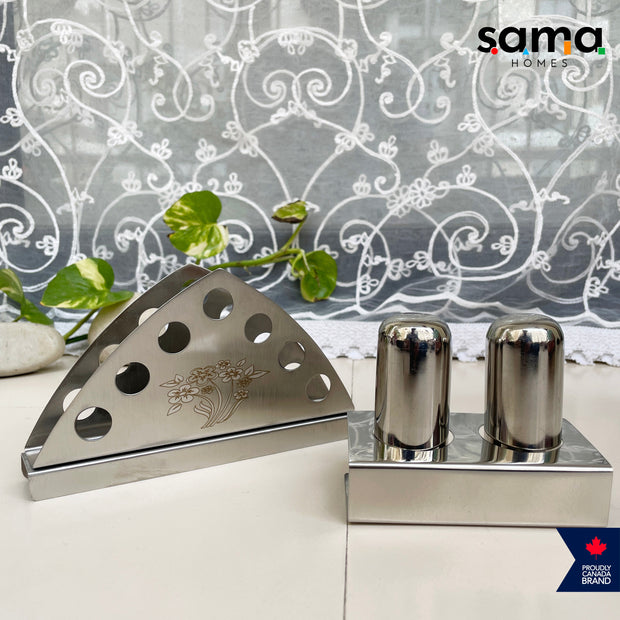 Stainless Steel Dinner Set 84 Pieces | Premium Dinnerware | Gift Idea