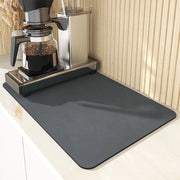 Napa Skin Drain Mat Kitchen Rubber Dish Drying Pad Super Absorbent Drainer Mats Tableware Bottle Rug Kitchen Dinnerware Placemat